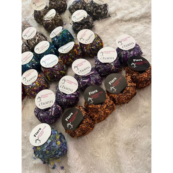 NEW Bundle lot of 33 trendsetter skeins yarns multiple colors - Picture 7 of 8